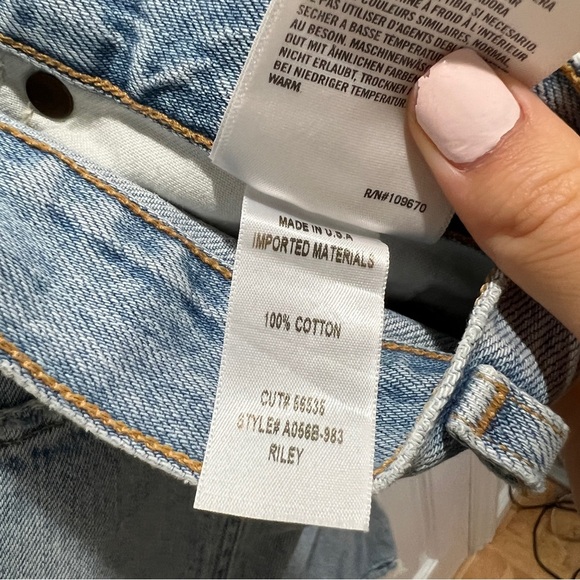 AGOLDE Riley High Rise Straight Crop Jean - Picture 8 of 8